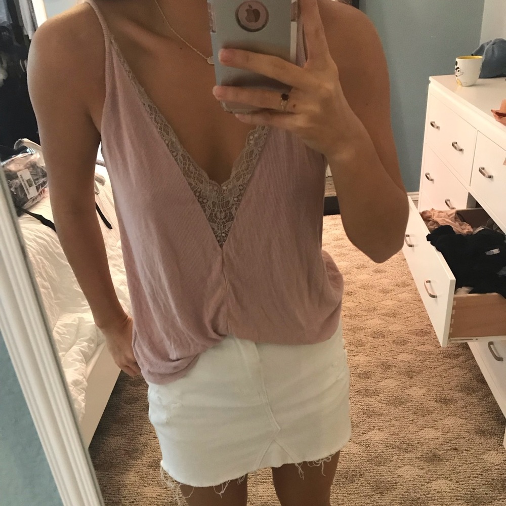 Pink tank top